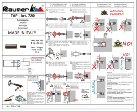 Raumer TAP - (Ø12x31) M8 (1 stuks)