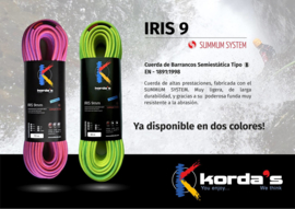 Korda's IRIS 9mm GREEN-YELLOW SUMMUM System