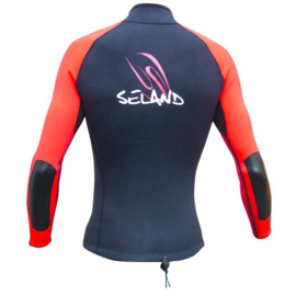 Seland Onis 2 mm neopreen jack ROOD