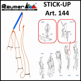 Raumer Special stepladder for STICK-UP method