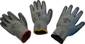 Grijze PU-handschoenen AVCA61