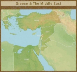 Rotsklim atlas Griekenland en het Midden-Oosten Egypte, Griekenland, Jordanië, Libanon, Syrië, Turkije