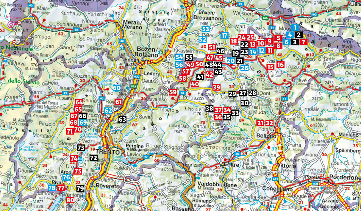 Klettersteige – Dolomieten