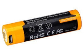 Fenix 18650 batterij 3500mAh met micro-USB-poort
