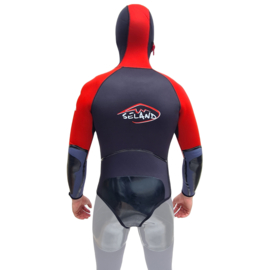 SELAND ANETO ZWART-BLAUW-ROOD VOLLEDIG CANYONINGPAK