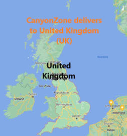Kan ik als geadresseerde in het  Verenigd Koninkrijk (UK) bestellen bij CanyonZone?