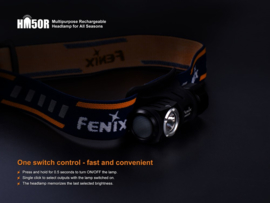 Fenix HM50R V2.0 oplaadbare hoofdlamp