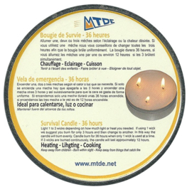 MTDE Survival Candle - 36 hours