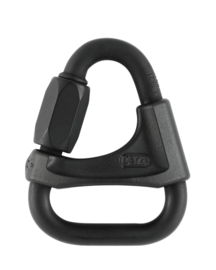 Petzl Maillon Delta 8mm schroefverbinding met bar Zwart