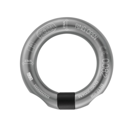 Petzl Ring Open Donkergrijs