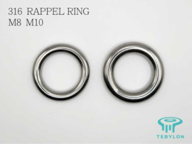TEBYLON Abseilring M8