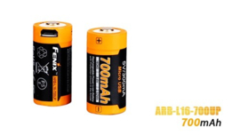 Fenix ARB-L16-700U 16340 battery USB rechargeable