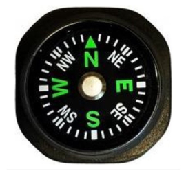 Wristband compass