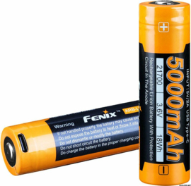 Fenix ARB-L21-5000U 21700 battery USB rechargeable 