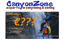 CanyonZone cadeaubon zelf in te vullen bedrag