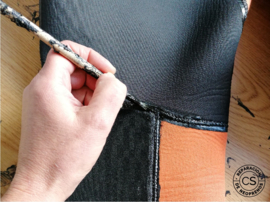 How to seal the seams of your neoprene suit.