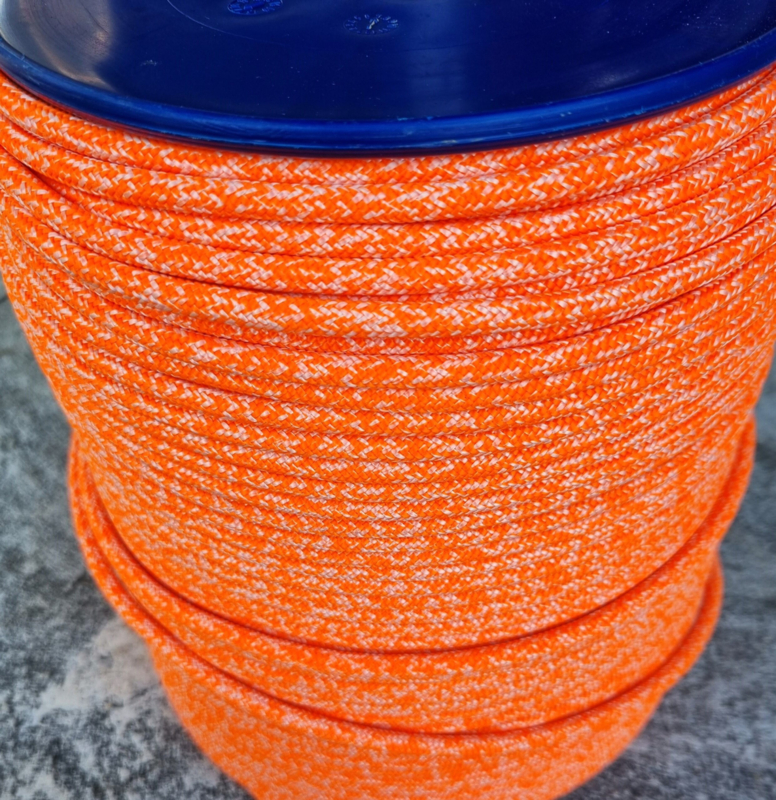 6mm Twisted Rope. Orange