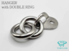 Tebylon hanger with double rappel ring