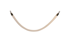 Afzetkoord ProfLine  velours wit 40 mm. - info