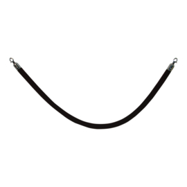 Afzetkoord BasicLine velours donker bruin 40 mm. - info
