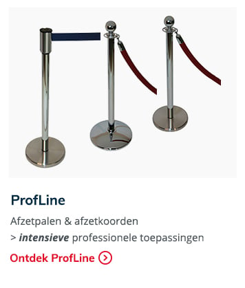 ProfLine afzetpalen & afzetkoorden