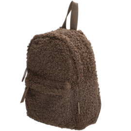 rugzak teddy donkertaupe