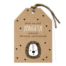 wenskaart-een jongetje