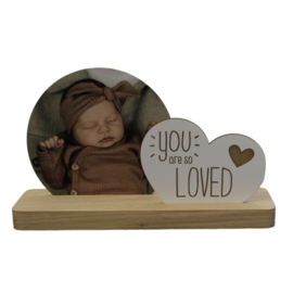 Fotoplankje met tekst you are so loved
