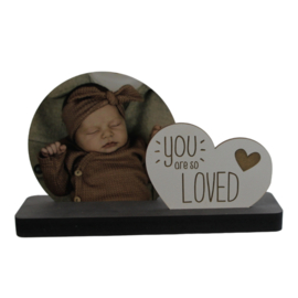 Fotoplankje met tekst you are so loved
