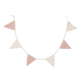 vlaggenlijn wild rose/ivory