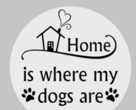 fotoplankje home is where my dog(s) is