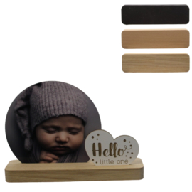 Fotoplankje klein met tekst hello little one
