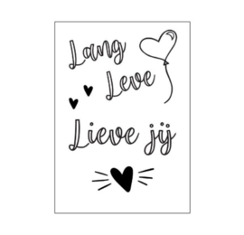 cadeaukaartje-lang leve lieve jij