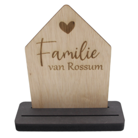 basisplankje eigen familienaam