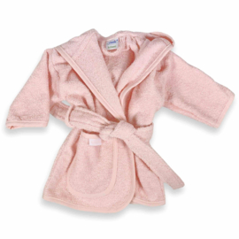 badjas 1-2jaar blush  evt. met naam geborduurd