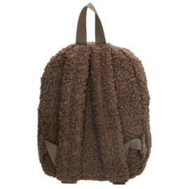 rugzak teddy donkertaupe