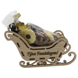 arrenslee met chocolade