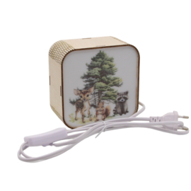 lamp bosdieren met netsnoer mat
