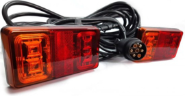 Aanhangwagen Verlichtingsset LED - 7,5 meter  - met aansluitsnoer - met 7 polige - stekke