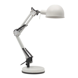 Kanlux PIXA Bureaulamp 1x40W Zwart/wit+ Wipschakelaar