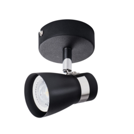 ENALI 1 - wandlamp - plafondlamp spot - incl LED - zwart/wit