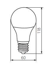 10,5W GEVO MAX SMD E27-WW (22470)