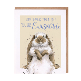 Wrendale greeting card "Earisistible" - konijn