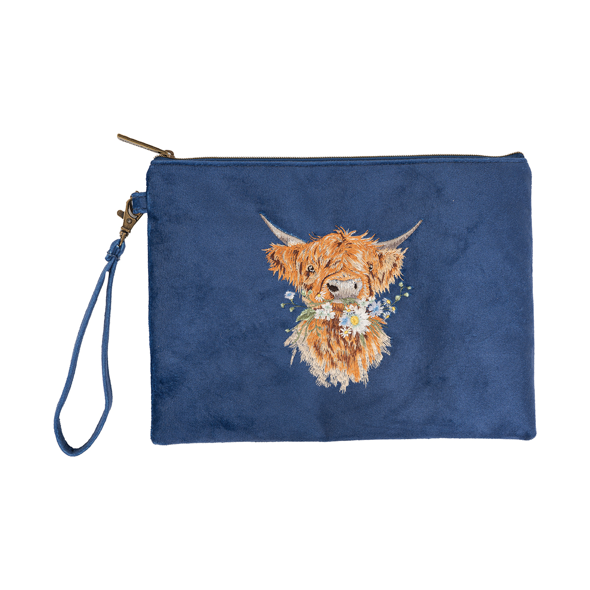 Wrendale embroidered Pouch "Daisy Coo" - hooglander