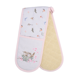 Wrendale - Double Oven Glove "Feathered Friends" - vogel