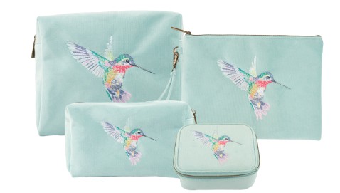 Wrendale embroidered Accessory Case "Wisteria Wishes" - kolibri