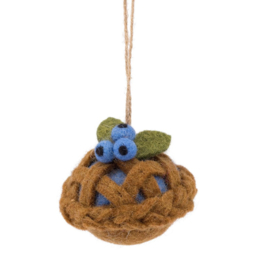 Vilten hanger - Taart Blauwe Bes