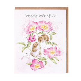 Wrendale greeting card "Happily Ever After" - muis