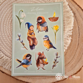 Iris Esther Art Stickers - Spring Prelude