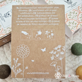 Blossombs 4 zaadbommetjes - Bedankt! Garden Herbs